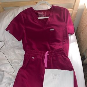 FIGS Dark Magenta Scrubs
